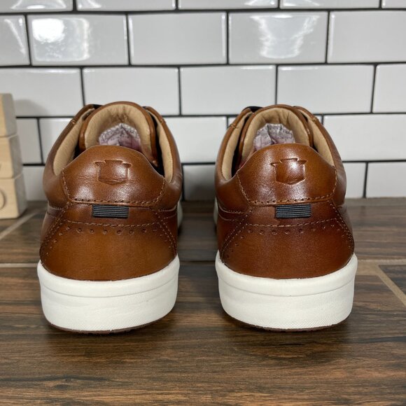 Florsheim Crossover Work Shoes Mens Size 7.5 Brown Leather Steel Toe EH Derby